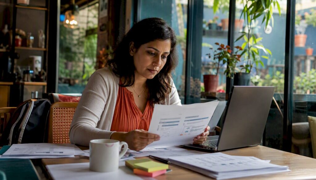 HR manager reading employer reviews