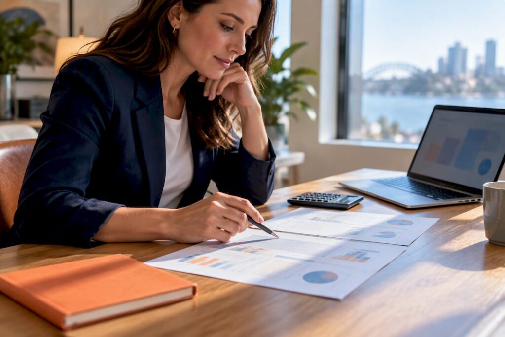 HR adviser reviewing Australian salary data