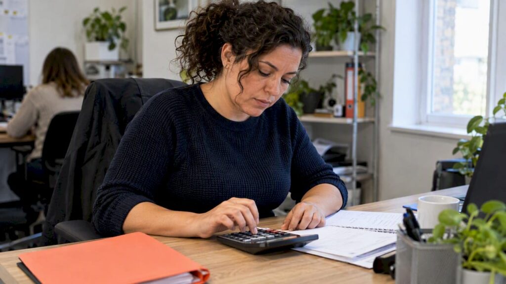 Business owner calculating true hiring costs