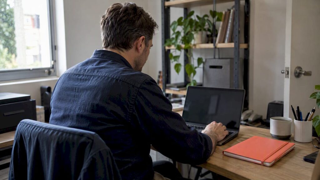 Business owner reviewing LinkedIn job ad budget
